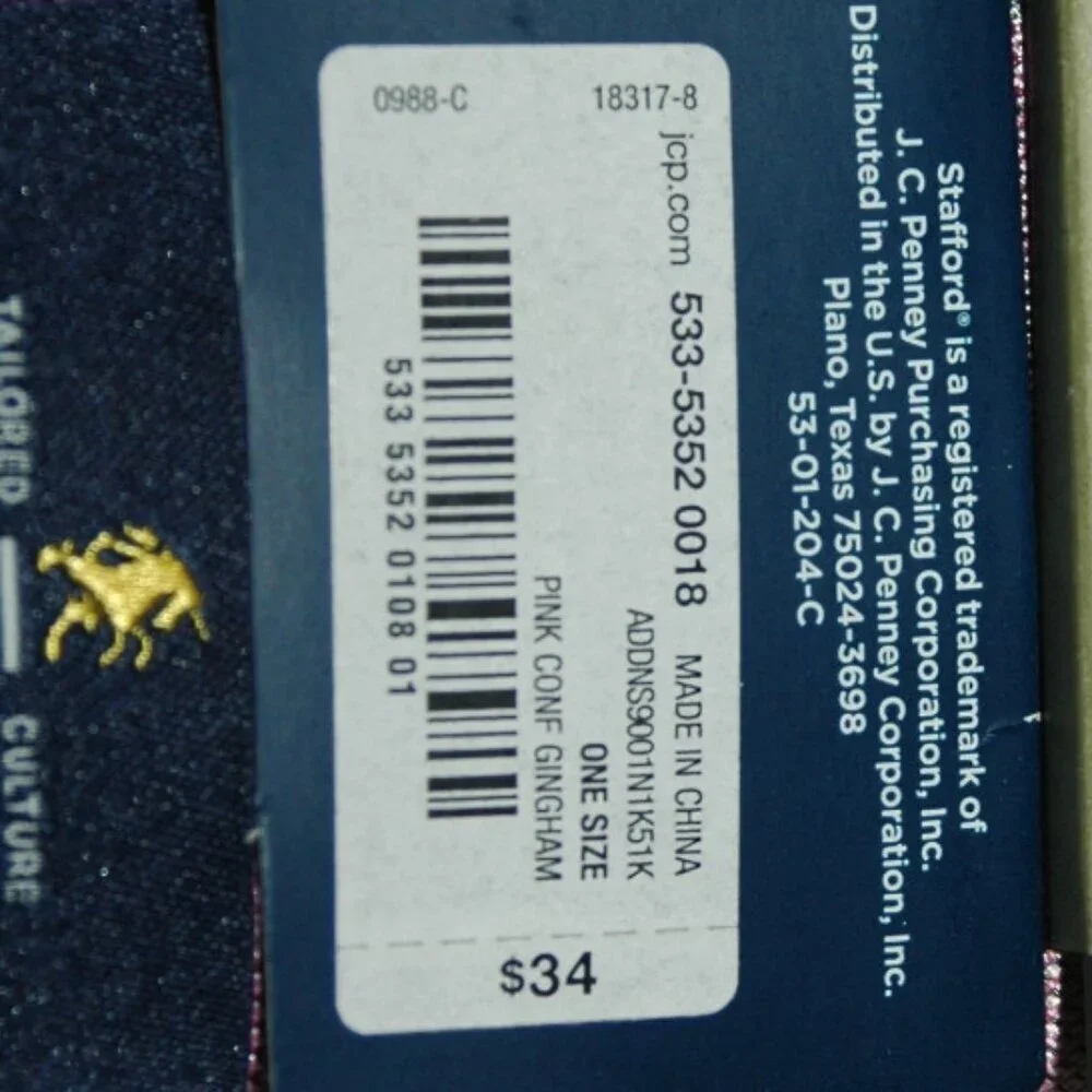 2 Neckties STAFFORD and GOODFELLOW Men's Ties NWT